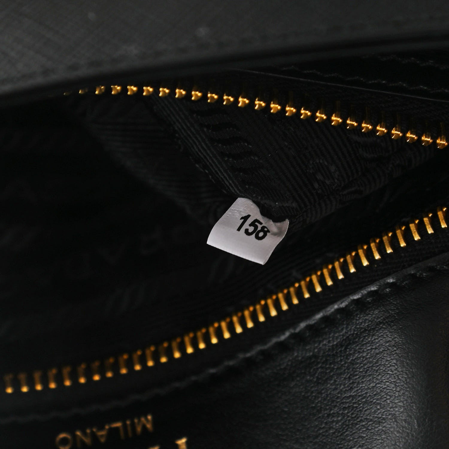 Prada Saffiano Flap Shoulder Bag Black 8 of 14