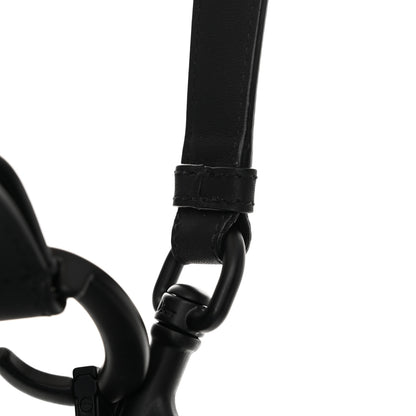 Christian Dior Ultra Matte Calfskin Saddle Bag With Strap Black Black 11 of 11