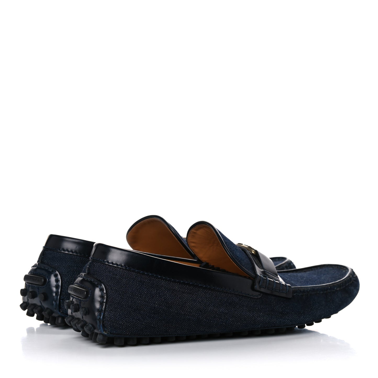 Denim Mens Hockenheim Moccasin Loafers 8.5 Marine