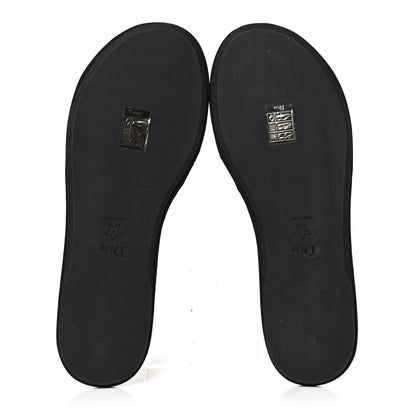 Christian Dior Velvet Oblique Chez Moi Sandal 40 Deep Blue 7 of 12