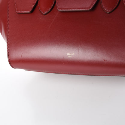 Celine Palmelato Calfskin Mini Tie Knot Tote Red 11 of 11