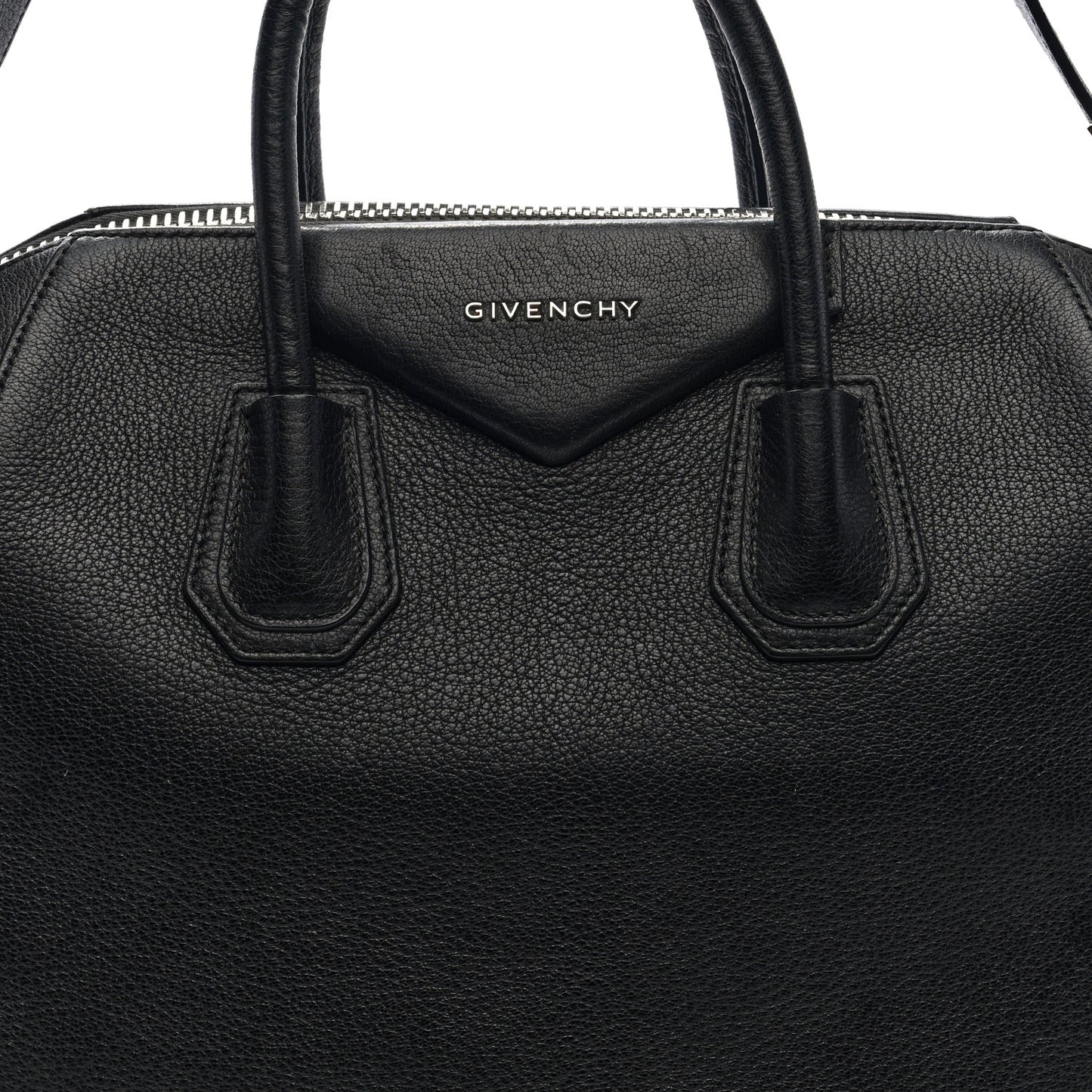 Sugar Goatskin Medium Antigona Black