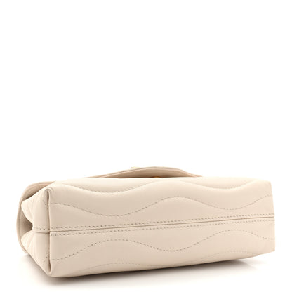 Louis Vuitton Calfskin LV New Wave Chain Bag Ivory 4 of 14