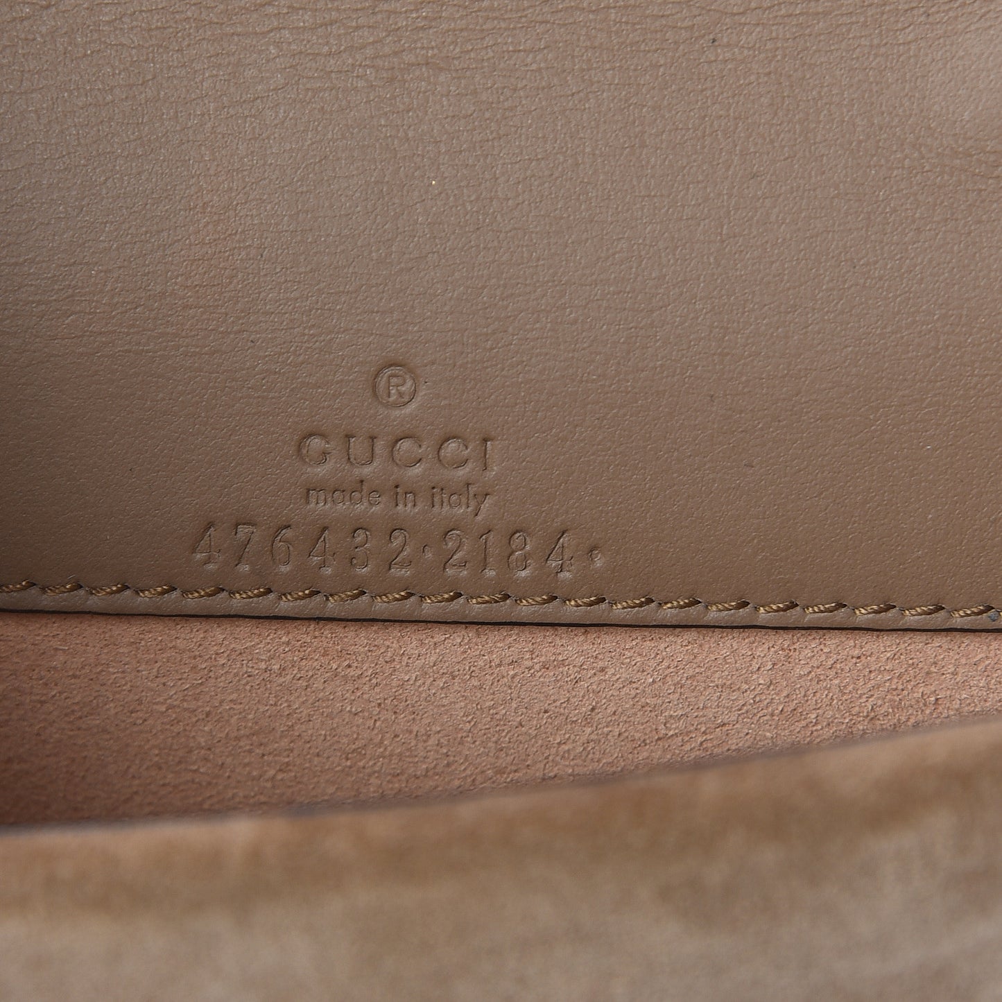 GG Supreme Monogram Super Mini Dionysus Shoulder Bag Taupe