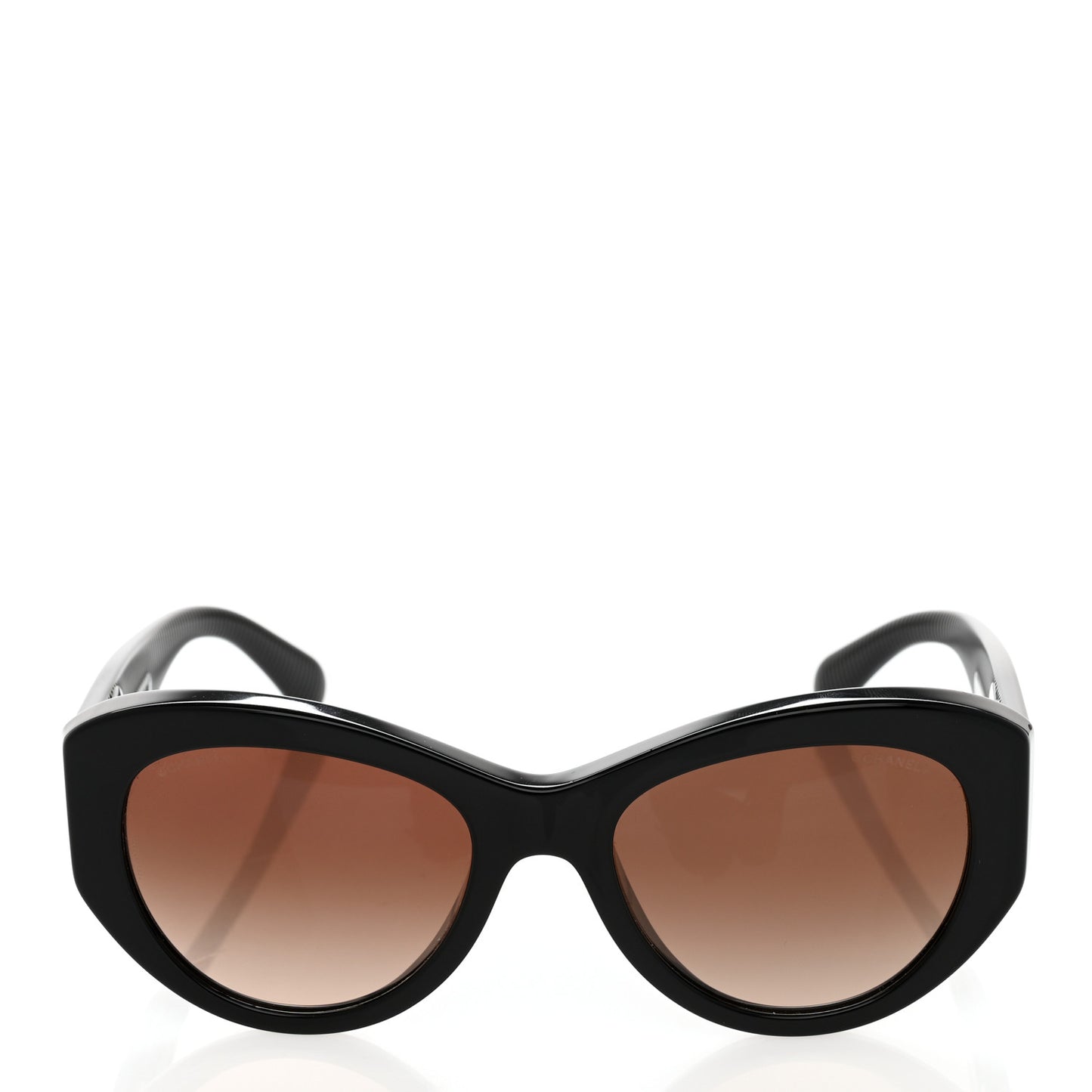 Acetate Butterfly Large CC Sunglasses 5492-A Black
