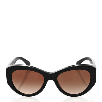 Chanel Acetate Butterfly Large CC Sunglasses 5492-A Black 2 of 8