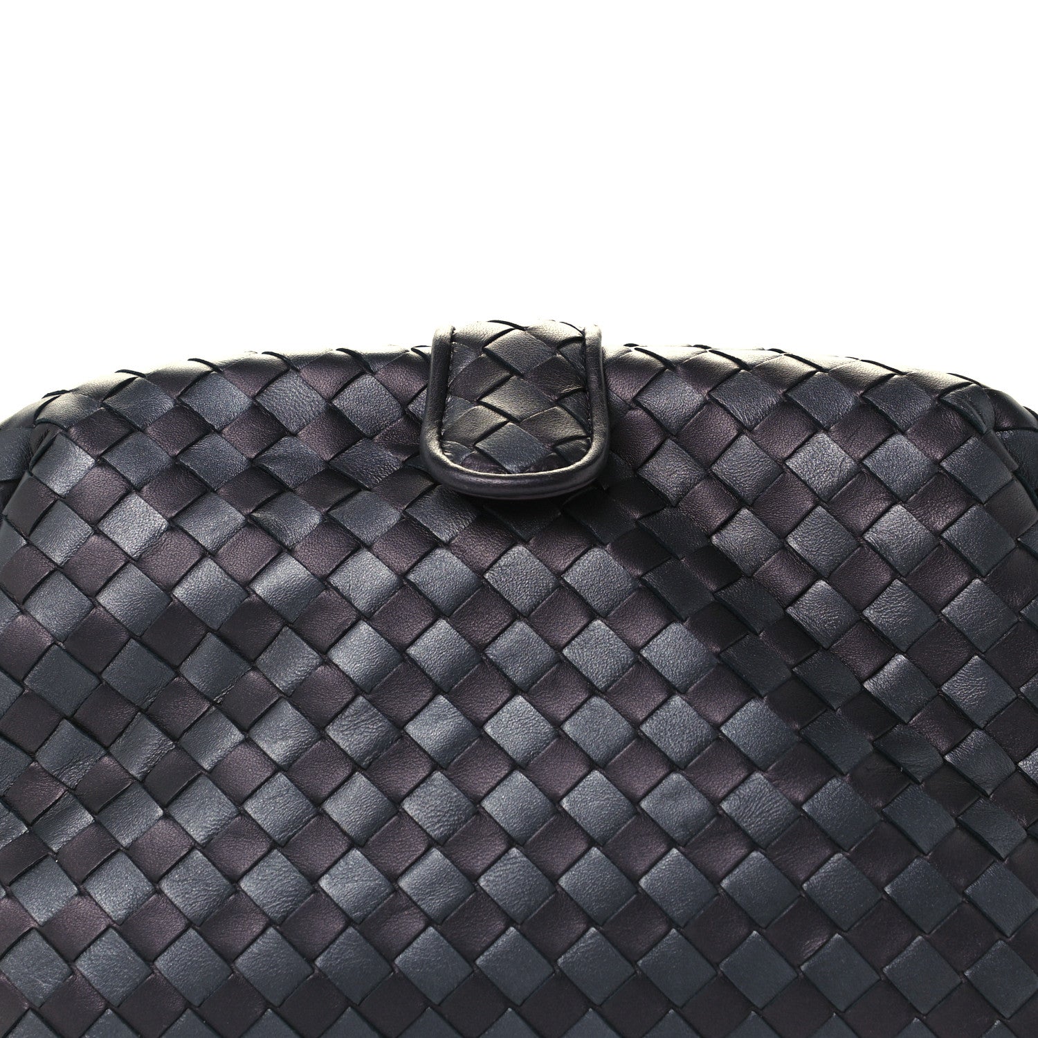 Bottega Veneta Metallic Nappa Intrecciato The Lauren 1980 Clutch Quetsche Antique Silver 10 of 12