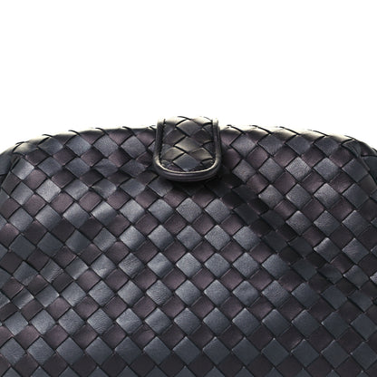 Bottega Veneta Metallic Nappa Intrecciato The Lauren 1980 Clutch Quetsche Antique Silver 10 of 12