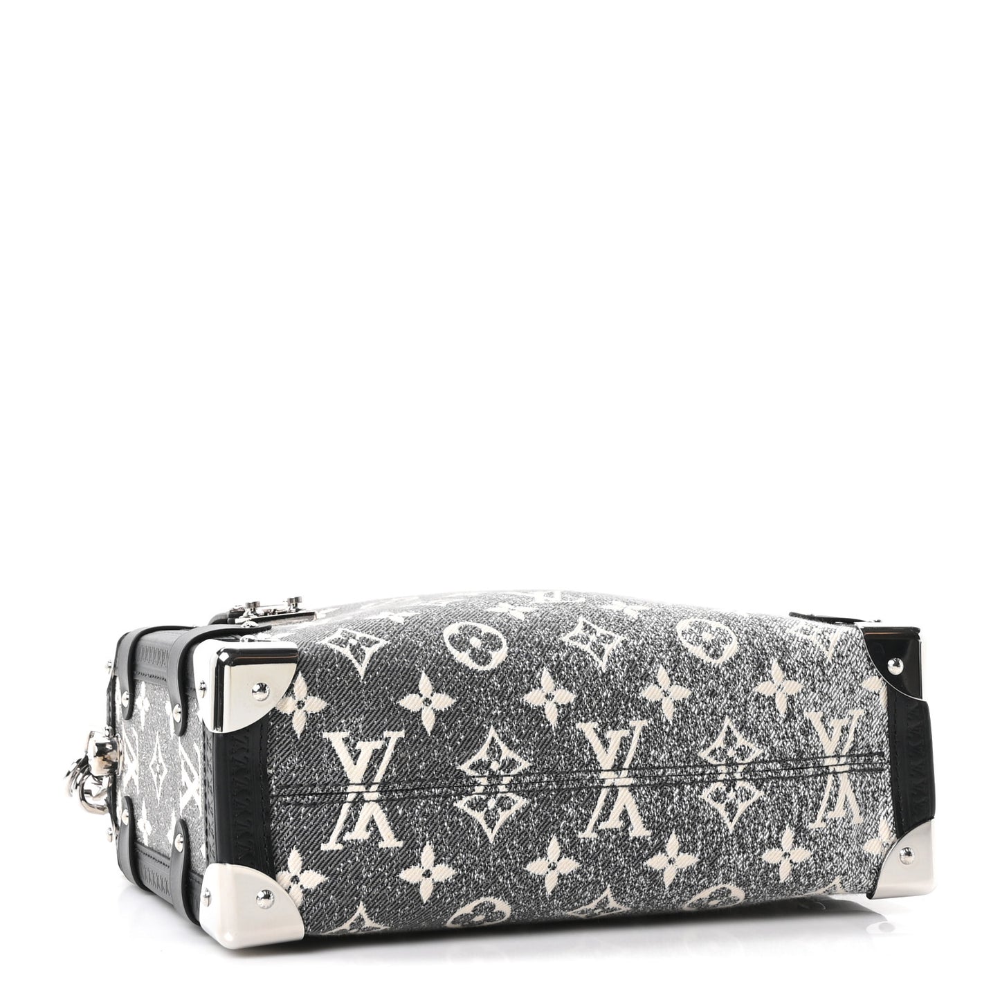 Monogram Jacquard Denim Side Trunk Grey