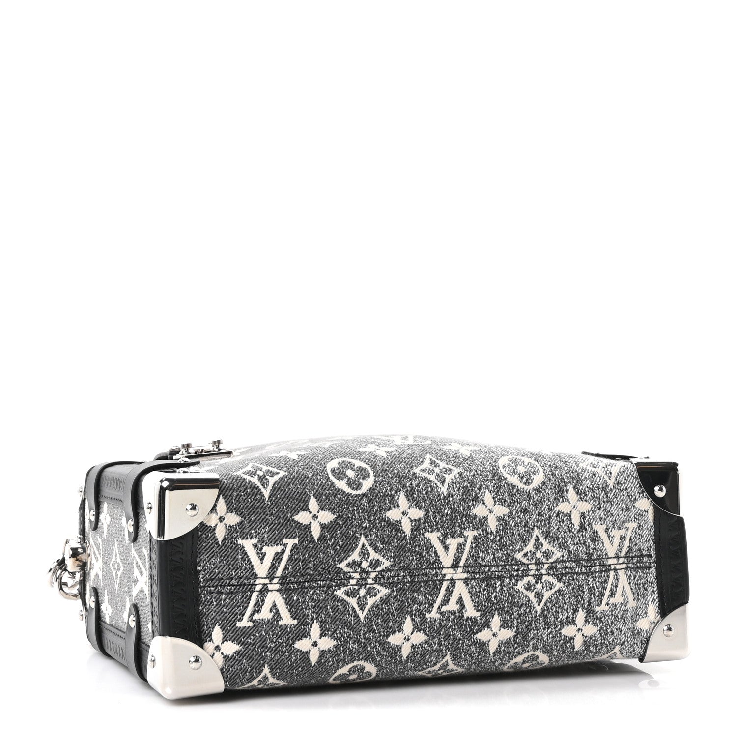 Louis Vuitton Monogram Jacquard Denim Side Trunk Grey 4 of 9