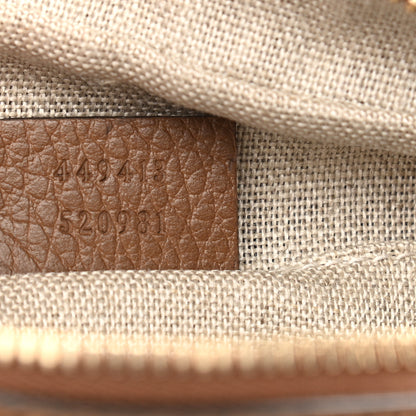 Gucci Monogram Mini Bree Messenger Bag Beige Tabacco 8 of 10