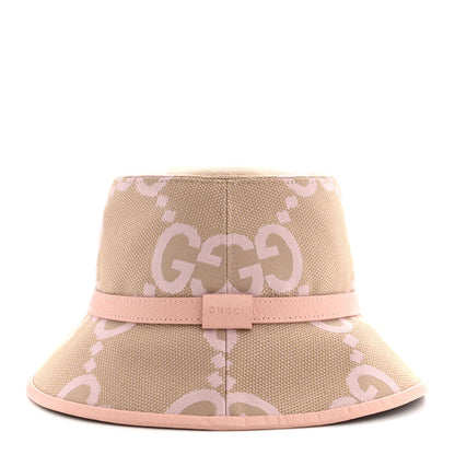 Gucci Monogram Jumbo GG Mosteria Bucket Hat S Beige Perfect Pink 3 of 8