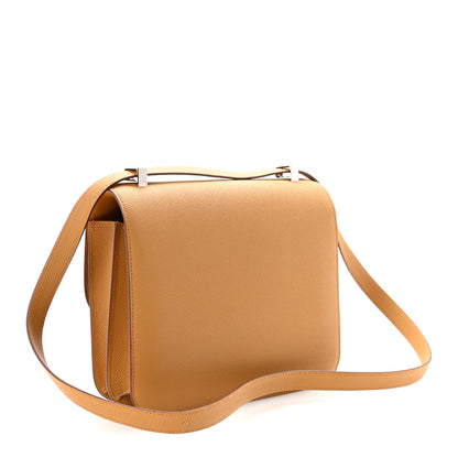 Hermes Epsom Enamel Constance 24 Sesame Lime 3 of 11