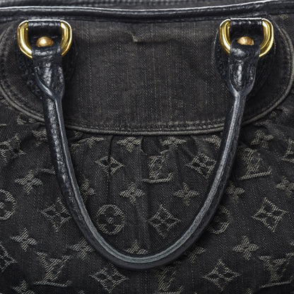 Louis Vuitton Denim Neo Cabby MM Black 13 of 17