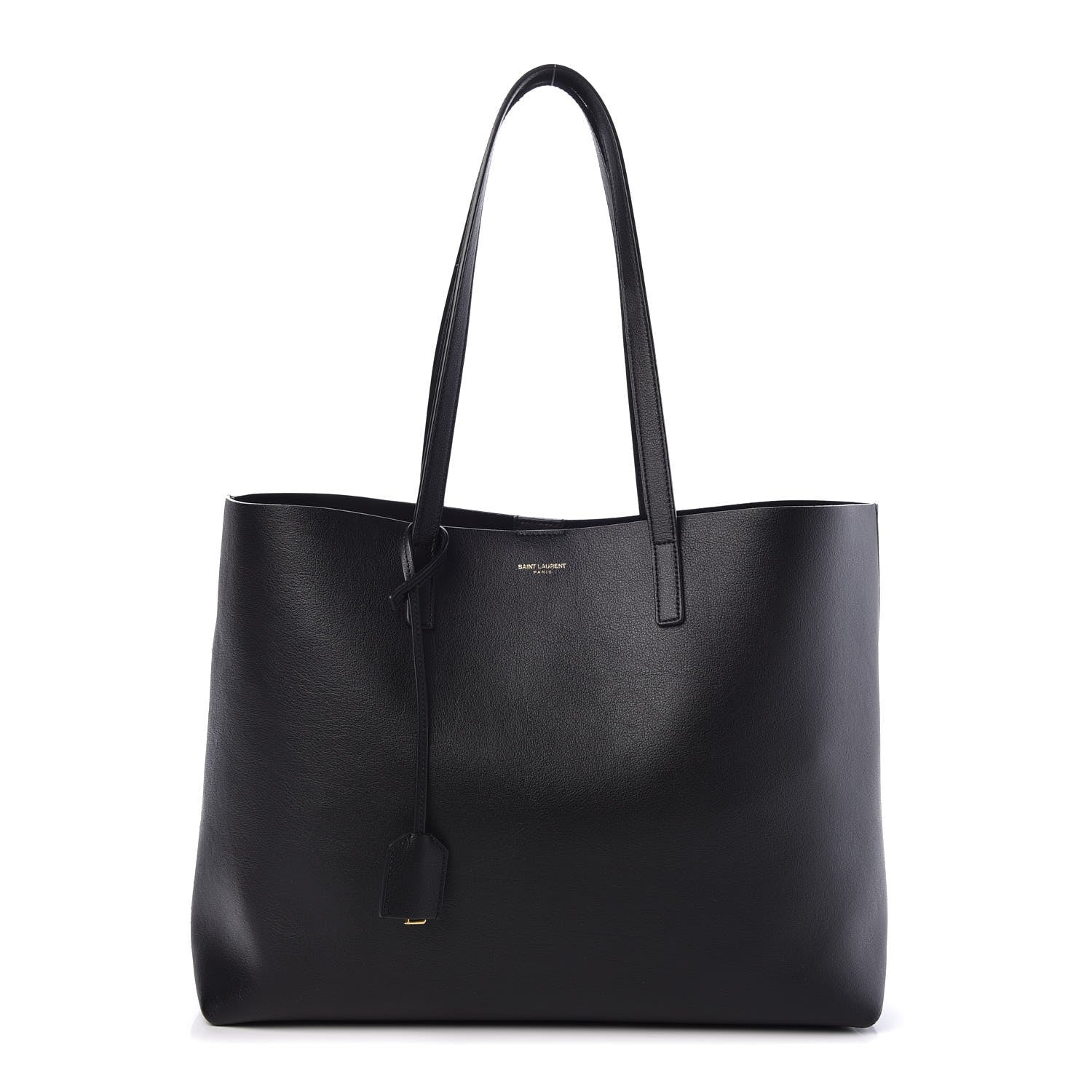 Saint Laurent Calfskin Large Shopping Tote Black 1 of 9