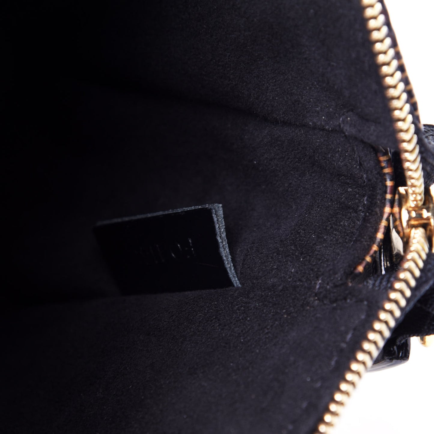 Damier Paillettes Mini Pochette Accessories Black