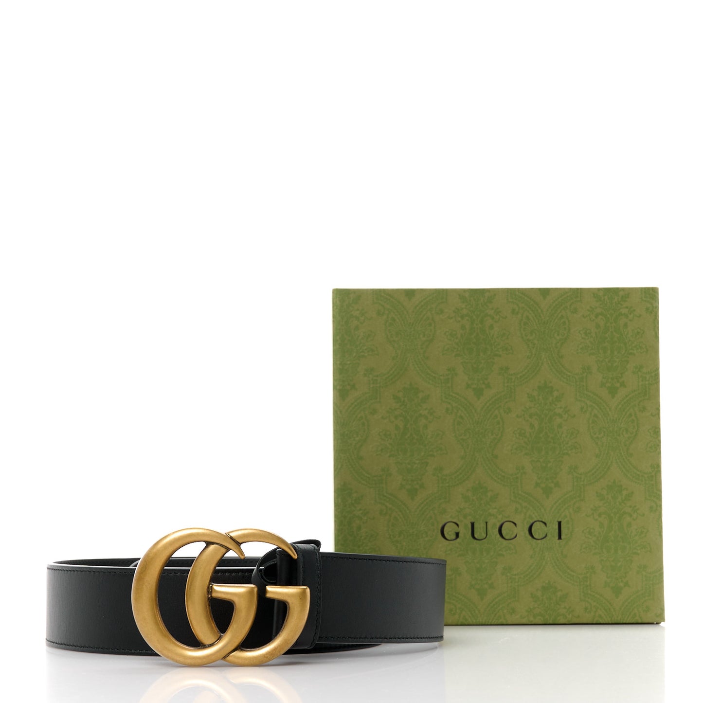 Calfskin Double G 40mm Belt 75 30 Black