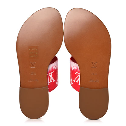 Louis Vuitton Monogram Escale Palma Sandals 36 Rouge 5 of 9
