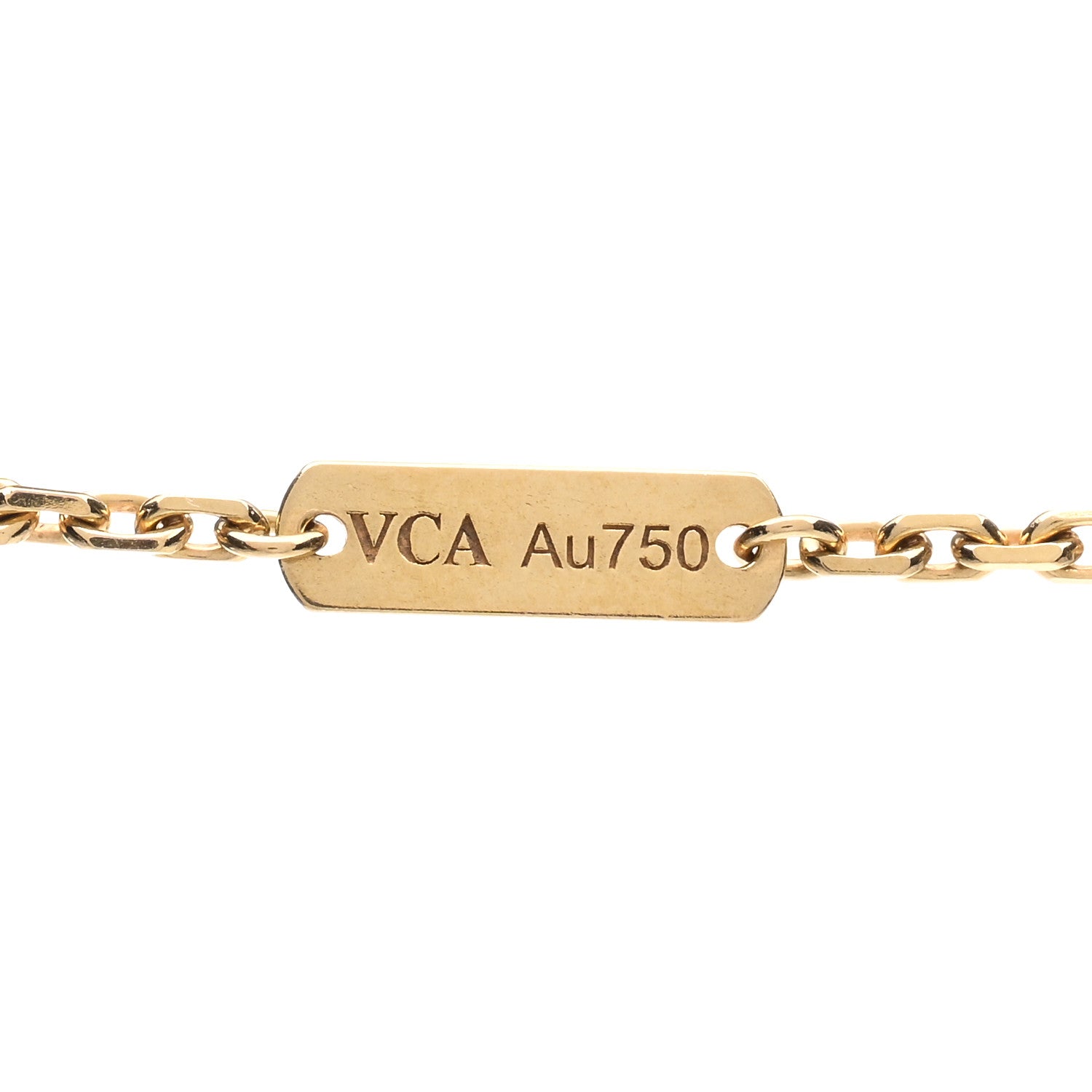 Van Cleef & Arpels 18K Yellow Gold Mother of Pearl Magic Alhambra Long Necklace 5 of 5