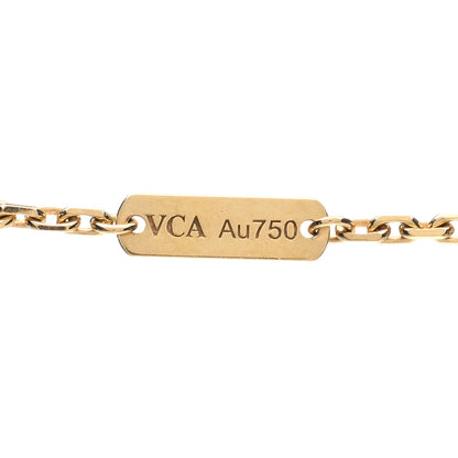 Van Cleef & Arpels 18K Yellow Gold Mother of Pearl Magic Alhambra Long Necklace 5 of 5