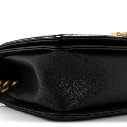 Chanel Caviar Quilted Medium Boy Flap Black 8 of 11
