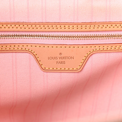 Louis Vuitton Damier Azur Delightful PM Rose Ballerine 6 of 9