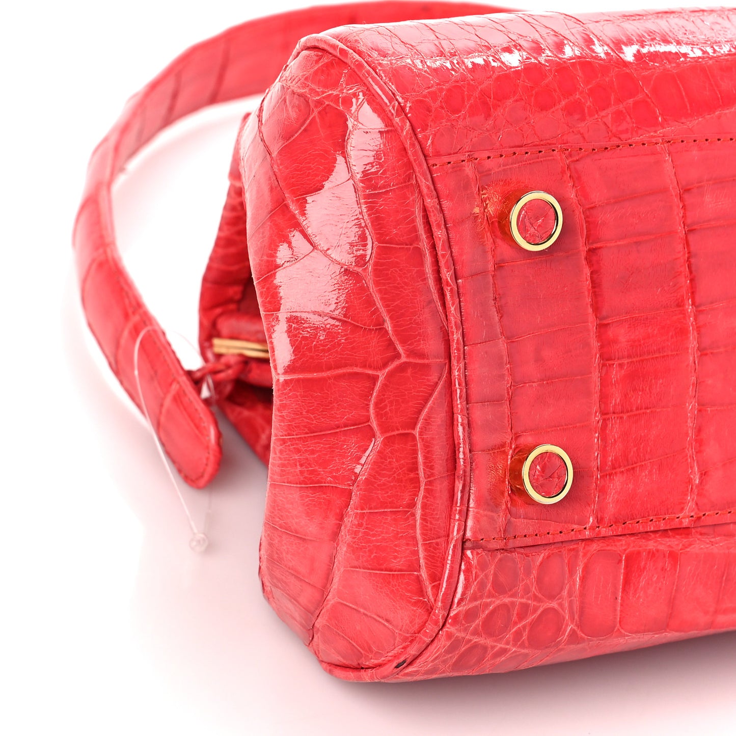 Crocodile Shoulder Bag Red