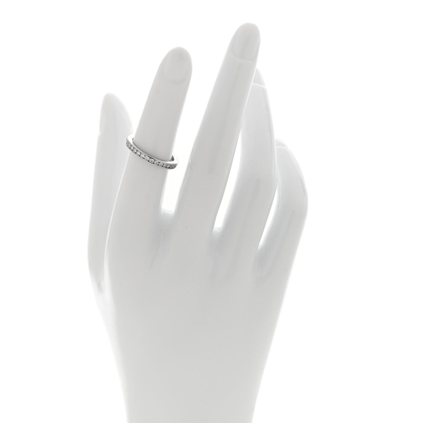 Platinum Diamond 2.5mm Full Circle Wedding Band Ring 49 5