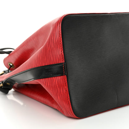 Louis Vuitton Epi Petit Noe Red Black 8 of 10