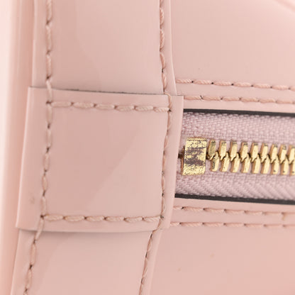 Louis Vuitton Patent Monogram Alma BB Rose Ballerine 11 of 12