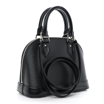 Louis Vuitton Epi Alma BB Black 3 of 10