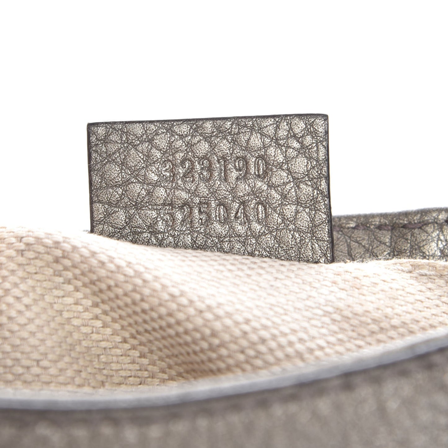 Metallic Pebbled Calfskin Small Soho Flap Crossbody Sasso