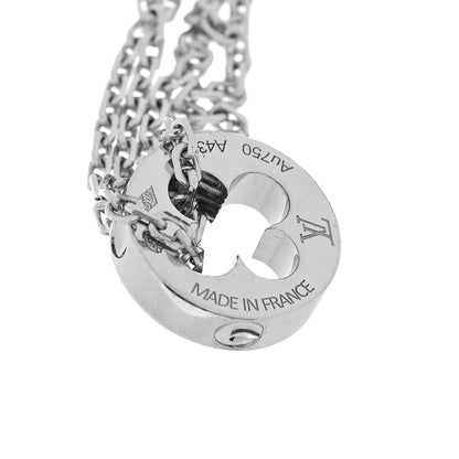 Louis Vuitton 18K White Gold Empreinte Chain Bracelet 4 of 5