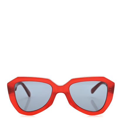 Celine Acetate Sunglasses CL40046U Milky Red 2 of 8