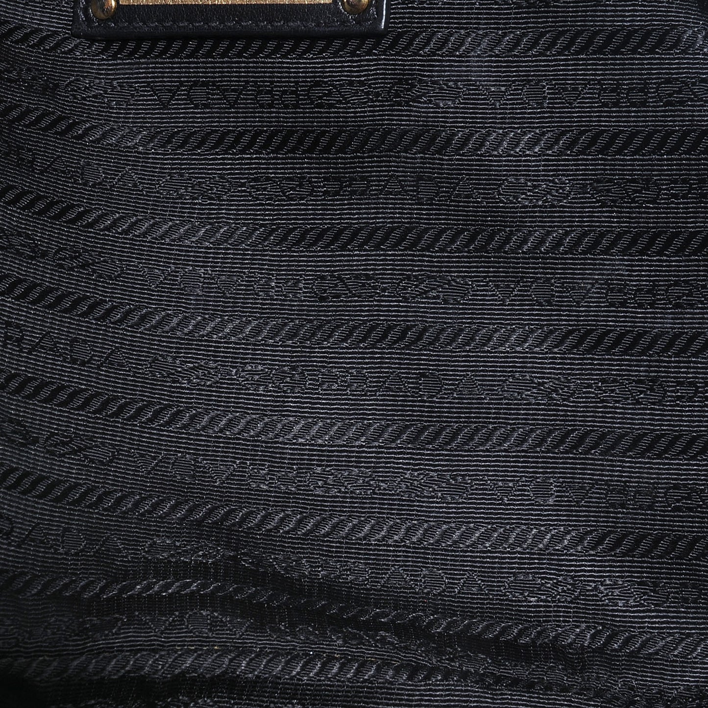 Nappa Leather Gaufre Tote Nero Black