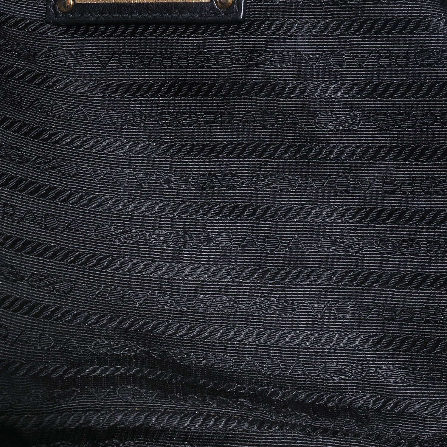 Prada Nappa Leather Gaufre Tote Nero Black 9 of 9