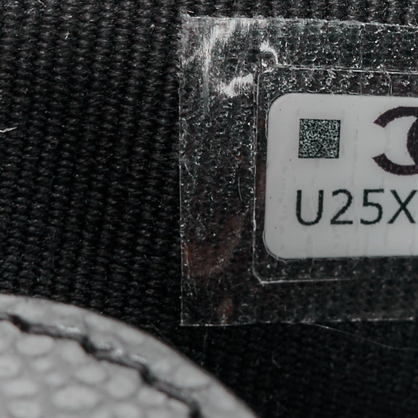 Caviar Quilted Chain Camera Bag Black