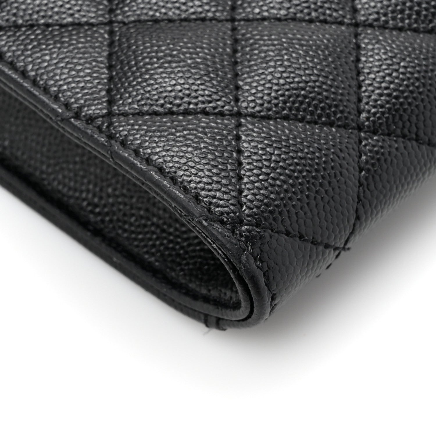 Saint Laurent Grain De Poudre Textured Mixed Matelasse Triquilt Monogram Clutch Black 9 of 10