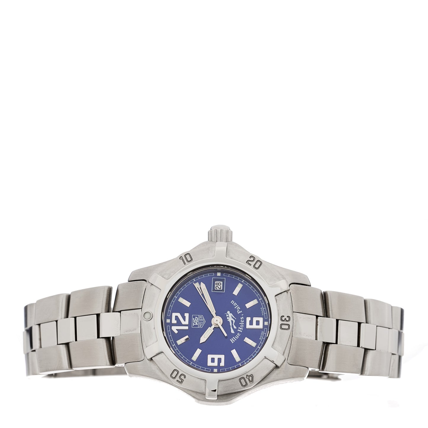 Stainless Steel 29mm Aquaracer Palau Quartz Watch Blue WN1316