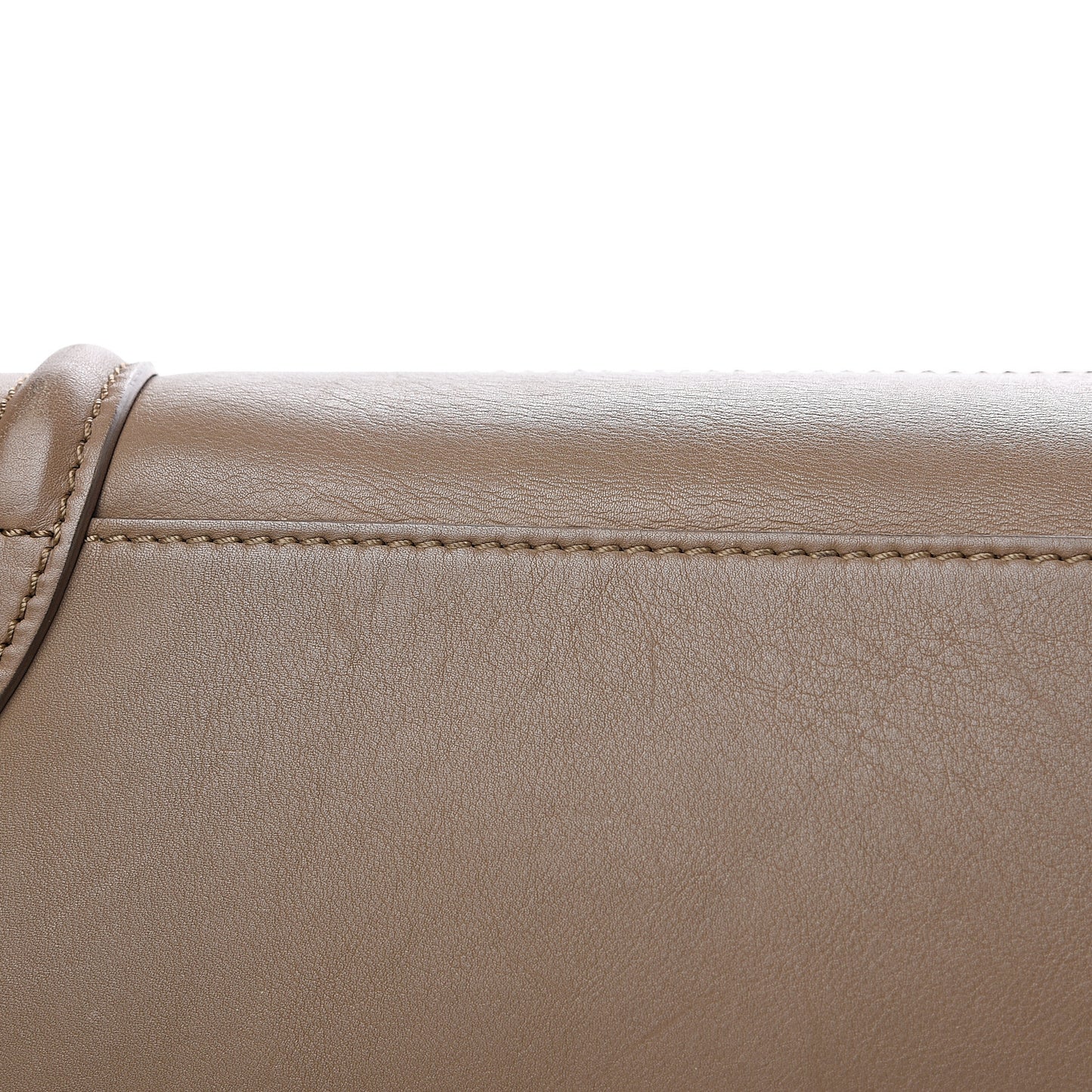 Smooth Calfskin Large Luggage Camel