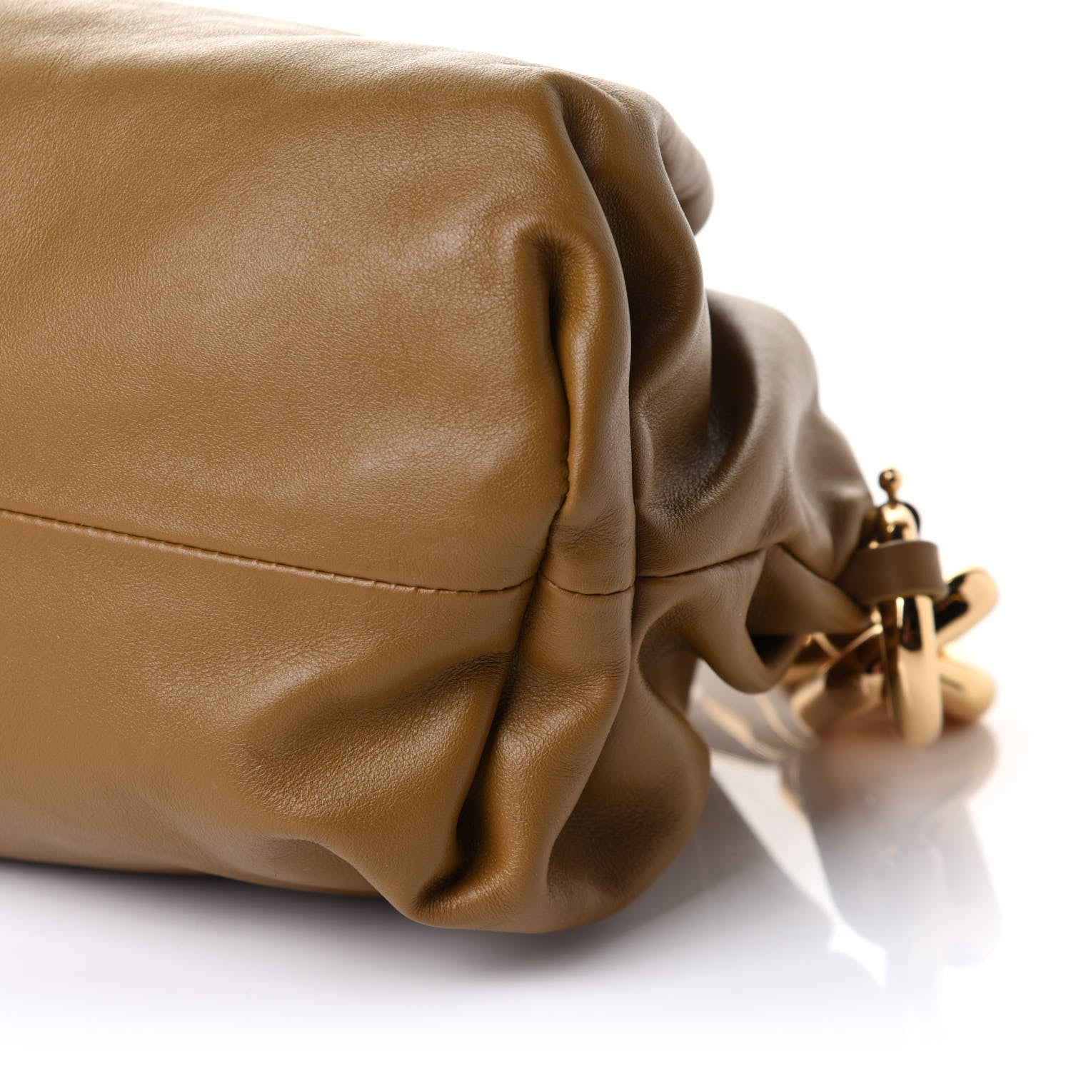 Bottega Veneta Calfskin The Pouch Chain Cammello 9 of 10