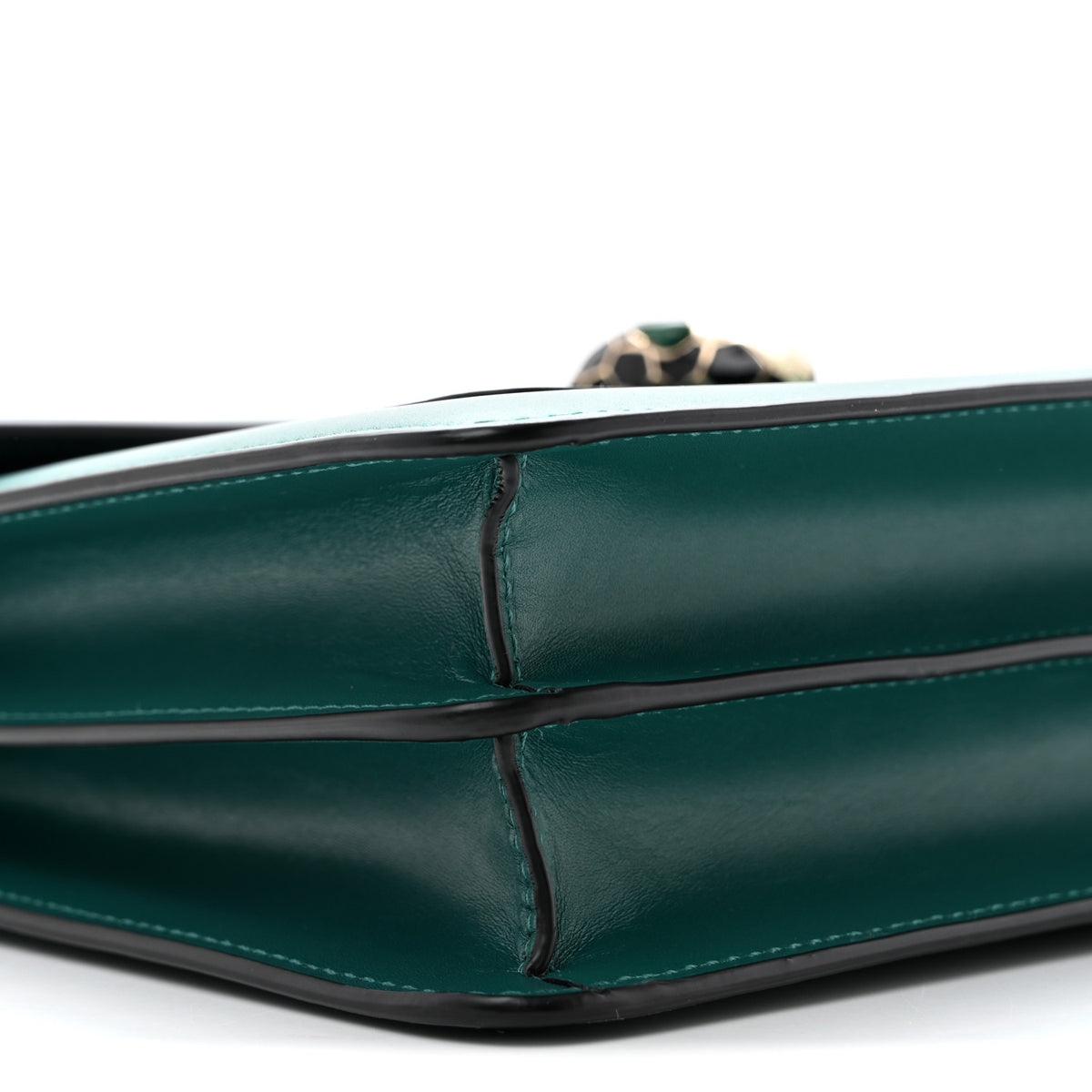 Bulgari Calfskin Serpenti Forever Shoulder Bag Emerald Green 8 of 12