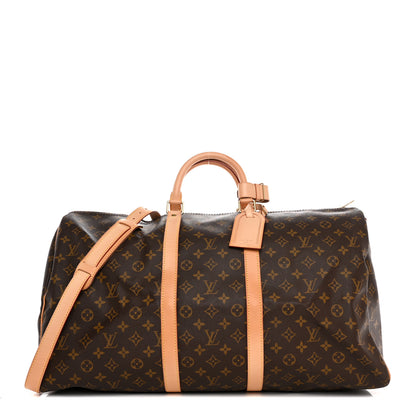 Louis Vuitton Monogram Keepall Bandouliere 55 1 of 15
