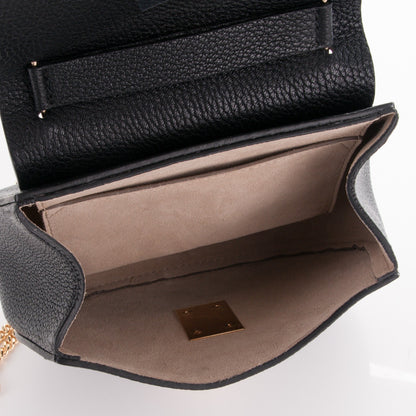 Chloe Grained Lambskin Mini Drew Shoulder Bag Black 5 of 6