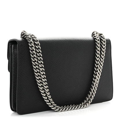 Gucci Pebbled Calfskin Small Dionysus Shoulder Bag Black 3 of 13