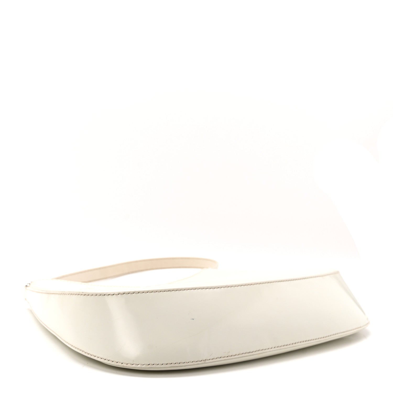 Prada Spazzolato Cleo Shoulder Bag White 4 of 10