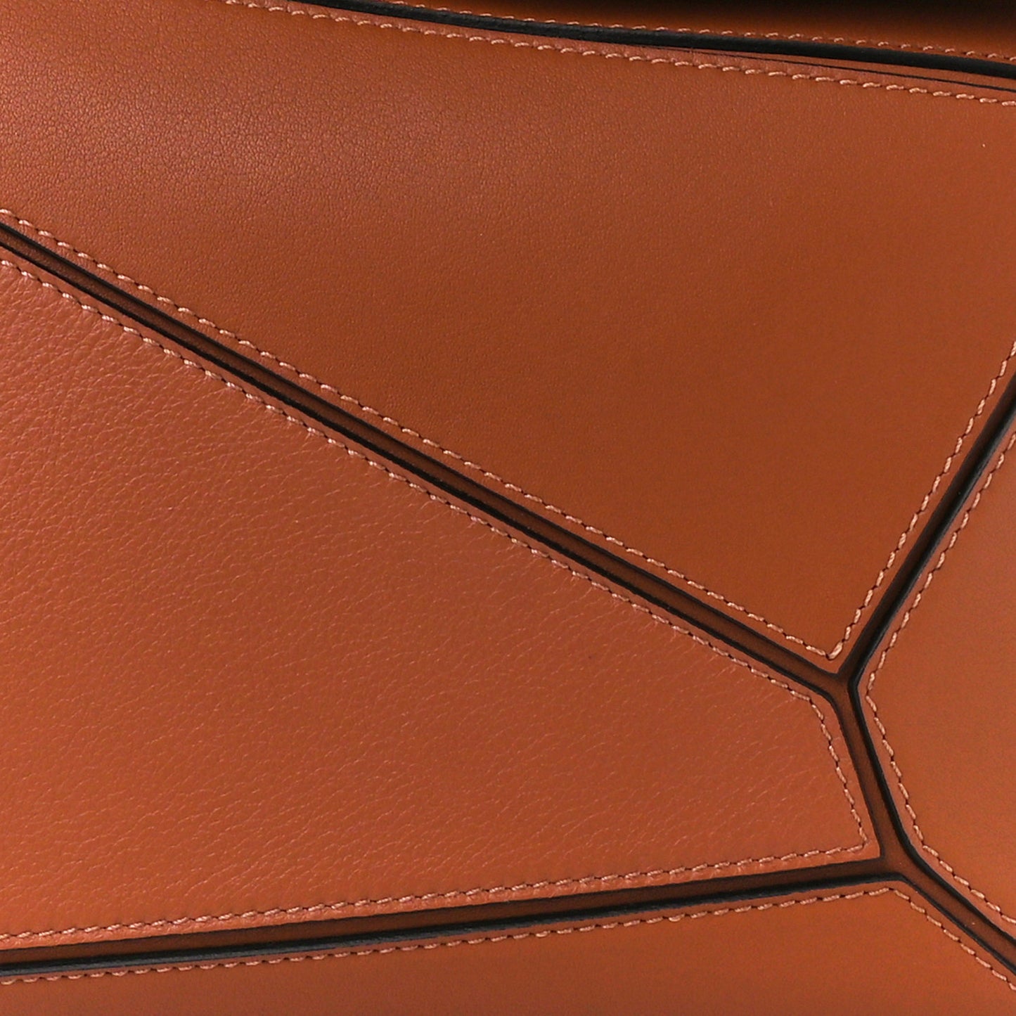 Calfskin Medium Puzzle Bag Tan