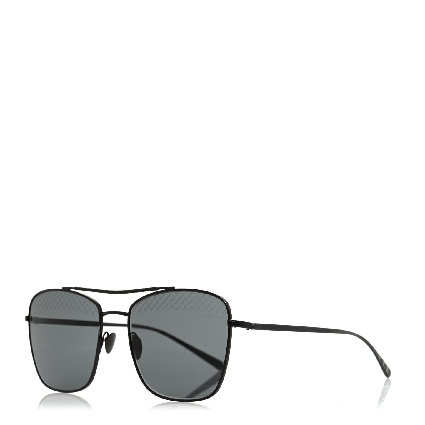 Metal Pilot Sunglasses 4256 Black
