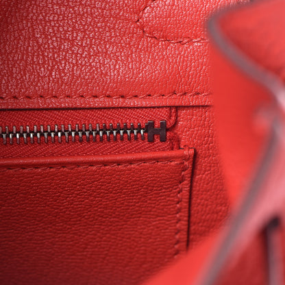 Hermes Togo Birkin 25 Rouge De Coeur 21 of 31