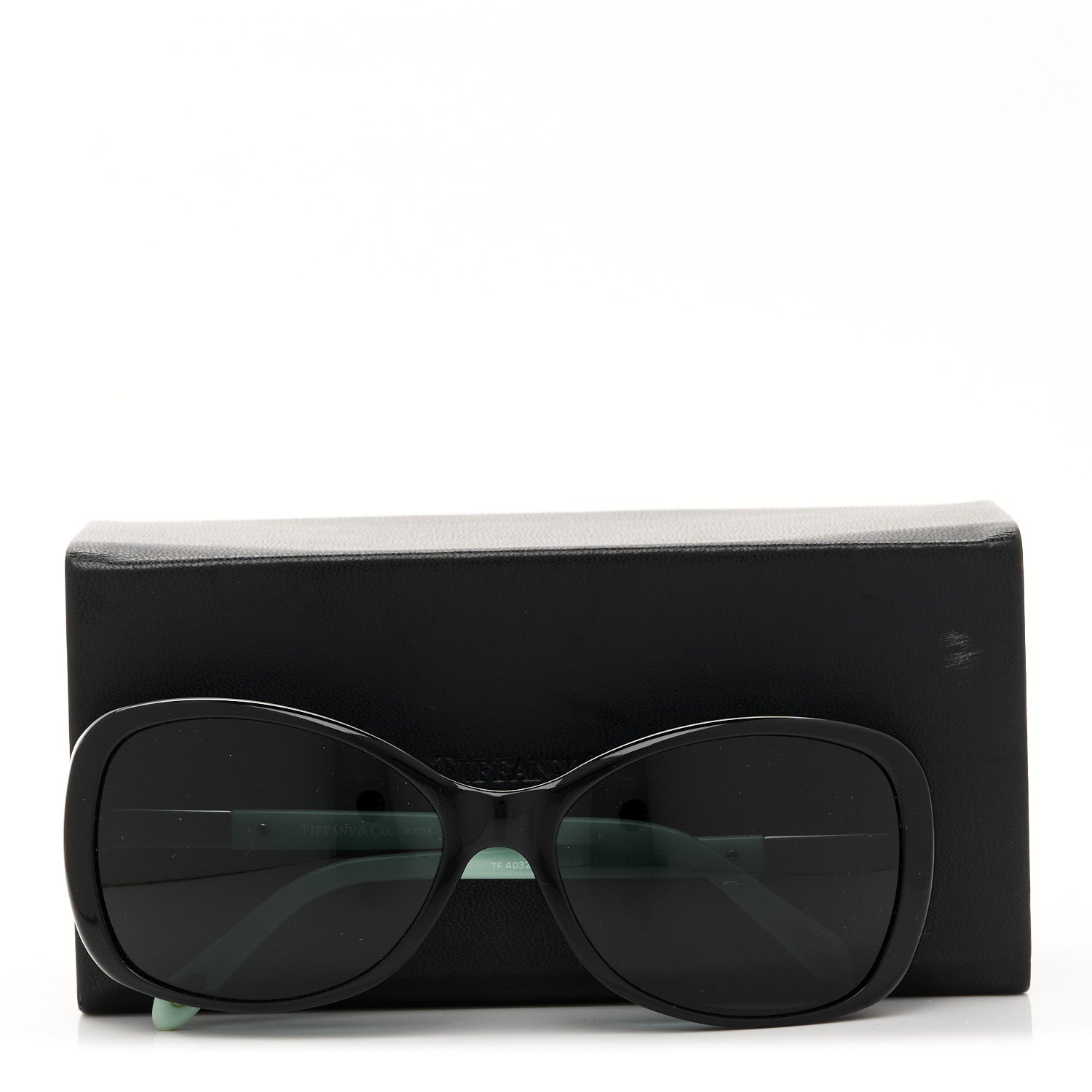 Tiffany Acetate Metal Fifth Avenue Sunglasses TF4032 Black Blue 14 of 14